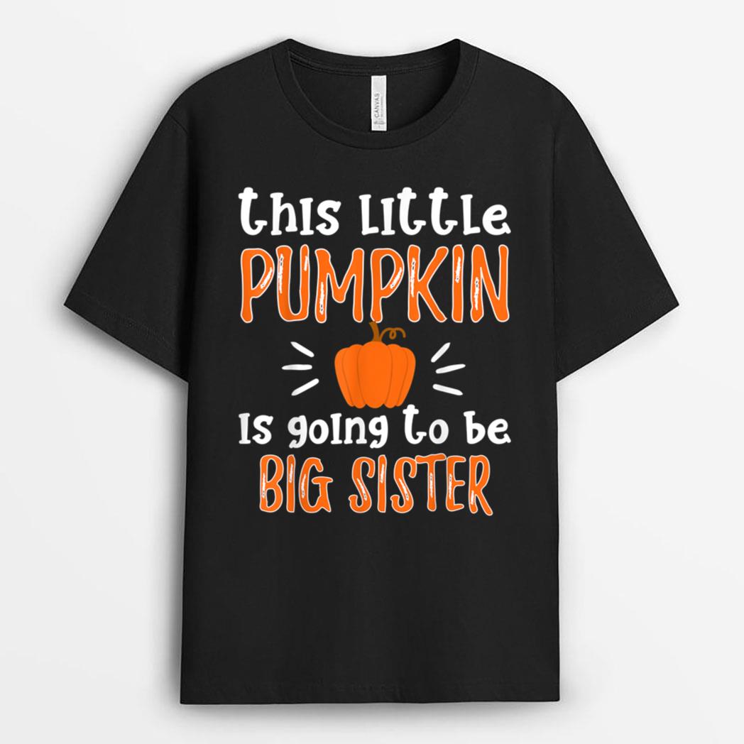 Little Pumpkin Pregnancy Announcet Halloween T-Shirt