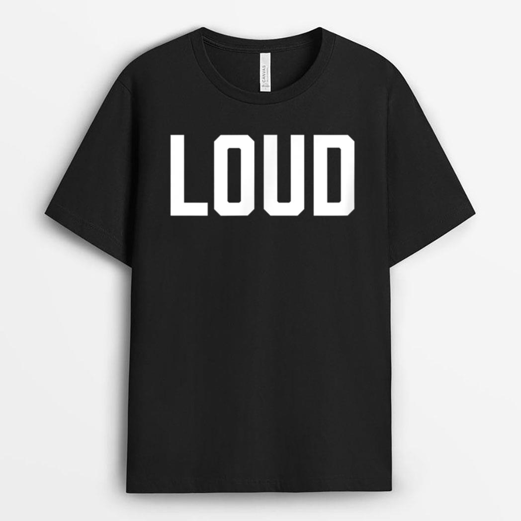 Loud Single Word Adjective Simple Halloween Costume T-Shirt