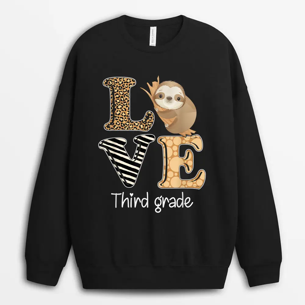 Love Special Education SPED Teacher Breast Cancer Awareness Sweatshirt - Black