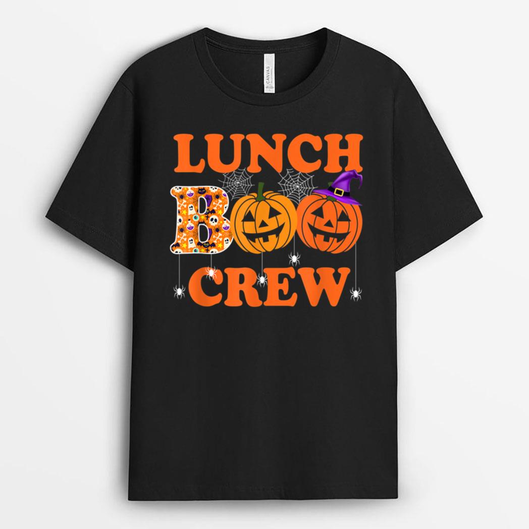 Lunch Boo Crew Halloween Teacher Funny T-Shirt