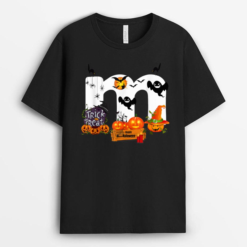 M Chocolate Candy Halloween Team Costume Funny Party T-Shirt