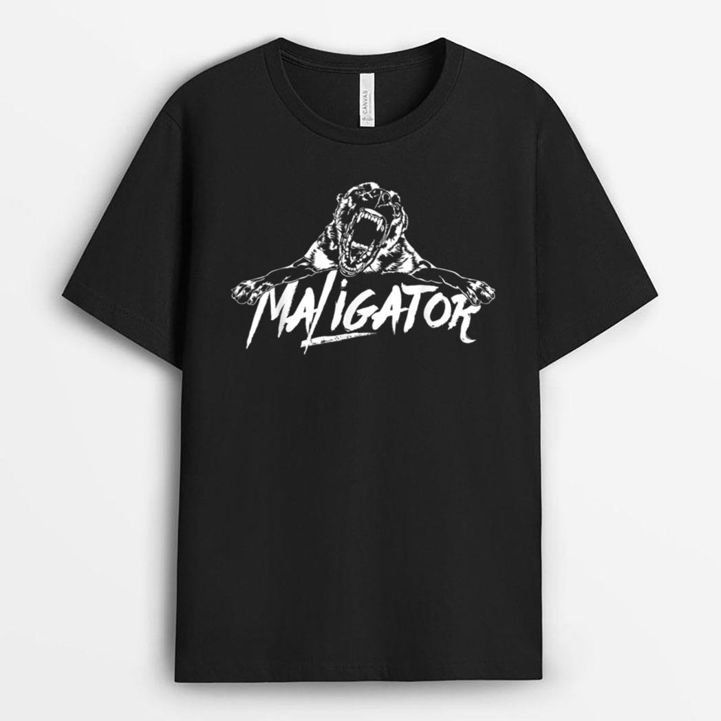 Maligator Belgian Malinois Dog Hund T-Shirt