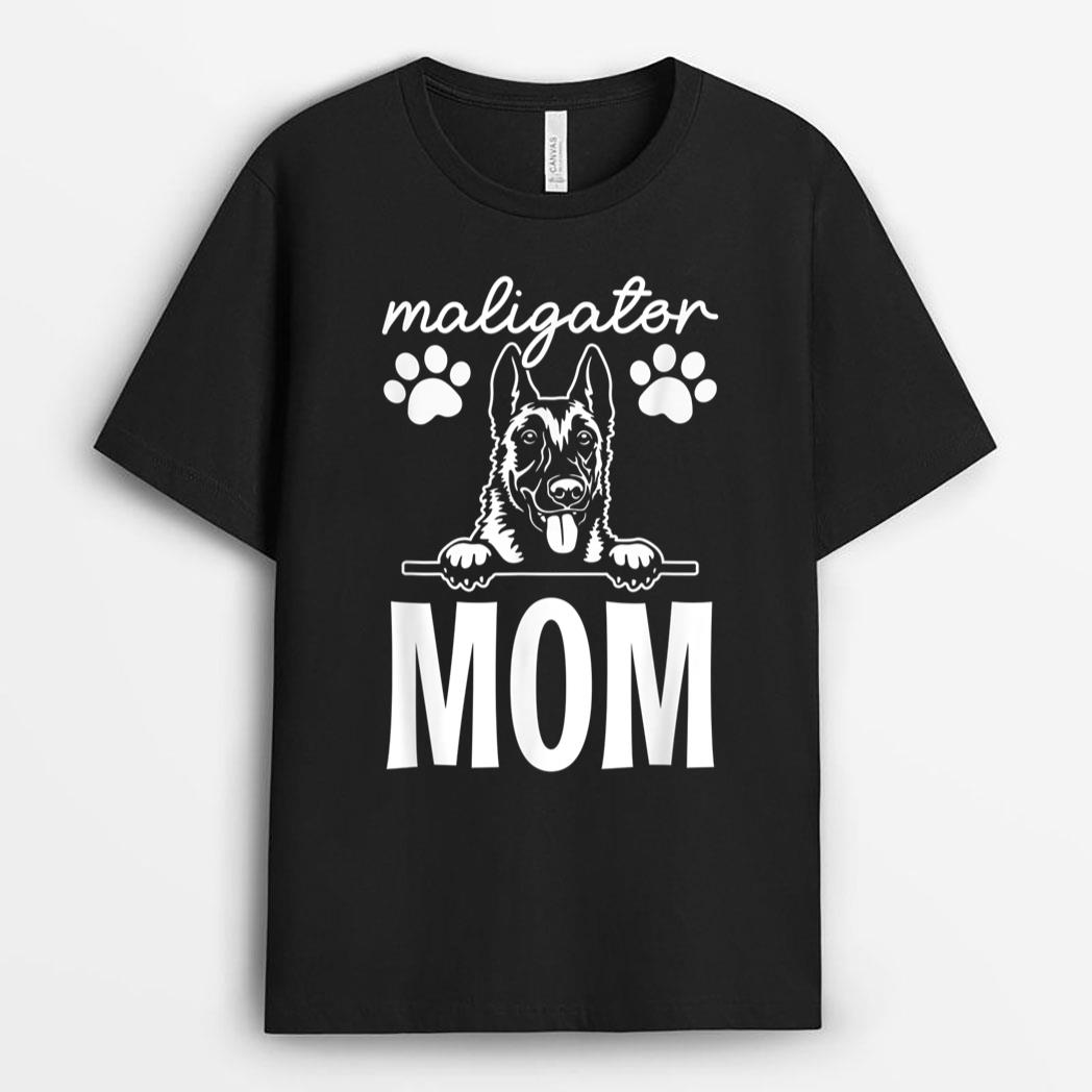 Maligator Mom Dog Funny T-Shirt